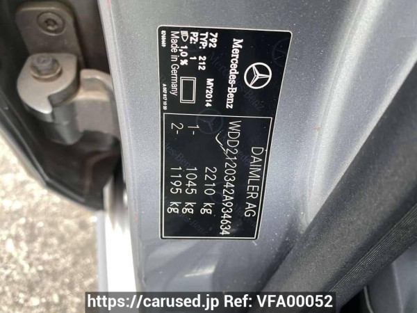 Used 2014 AT mercedes-benz e-class 212034 Image[10]