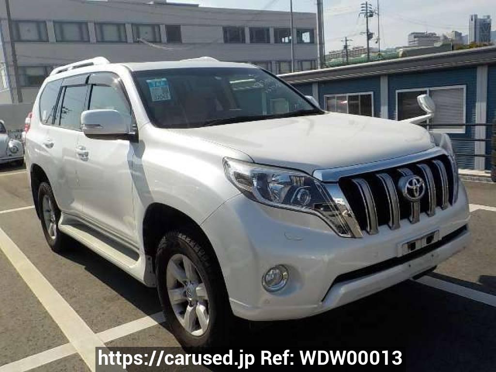 Buy Used 2013 Toyota Land Cruiser Prado TRJ150W (WDW00013) | Japanese ...