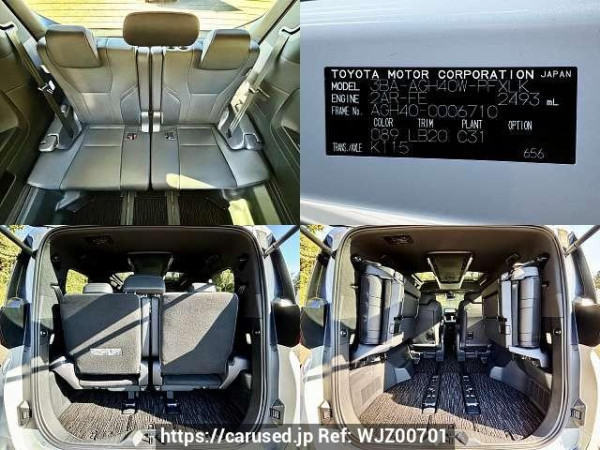 Used 2023 AT toyota alphard 3BA-AGH40W Image[7]