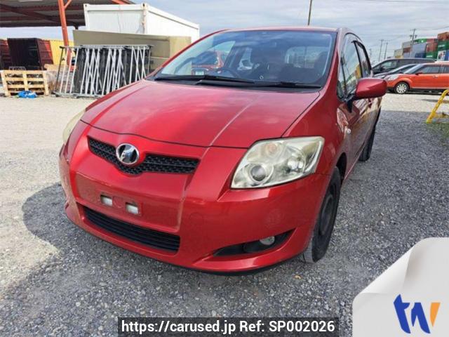 Buy Used 2008 Toyota Auris NZE154H (SP002026) | Japanese Used Cars ...