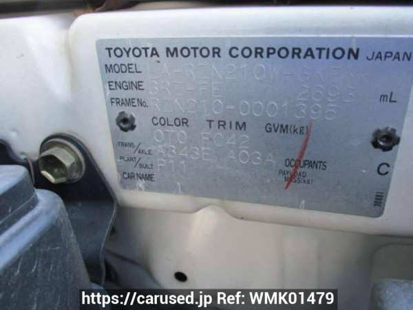 Used 2003 AT toyota hilux-surf RZN210W Image[11]