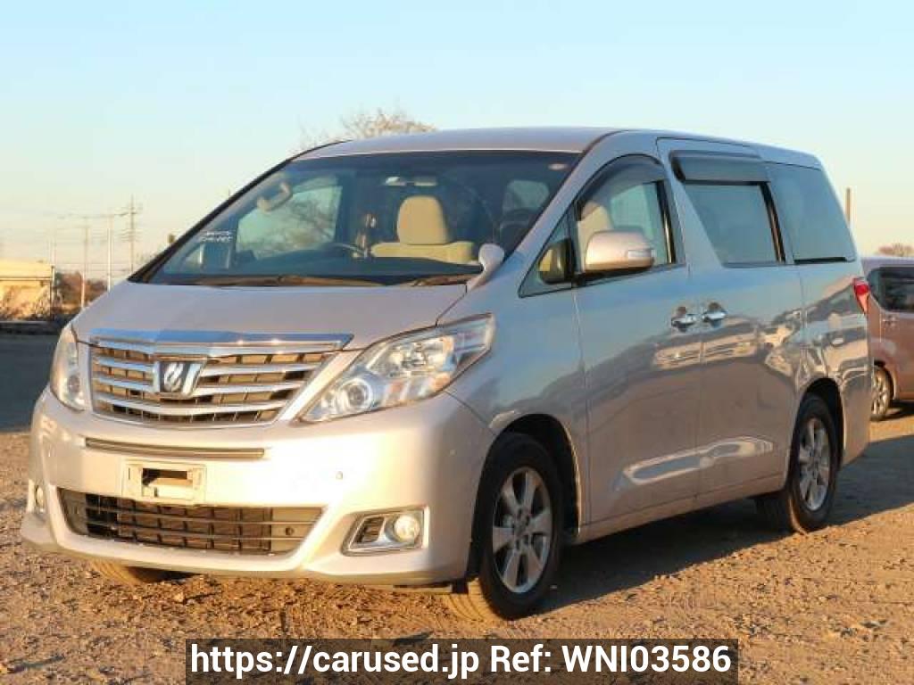 Buy Used 2012 Toyota Alphard ANH20W (WNI03586) | Japanese Used Cars ...