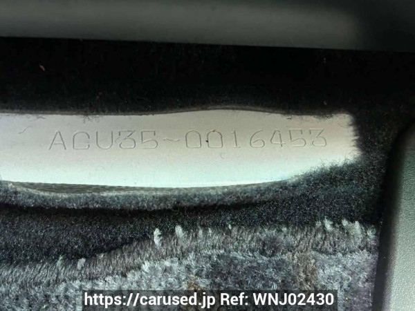 Used 2006 AT toyota harrier ACU35W Image[11]