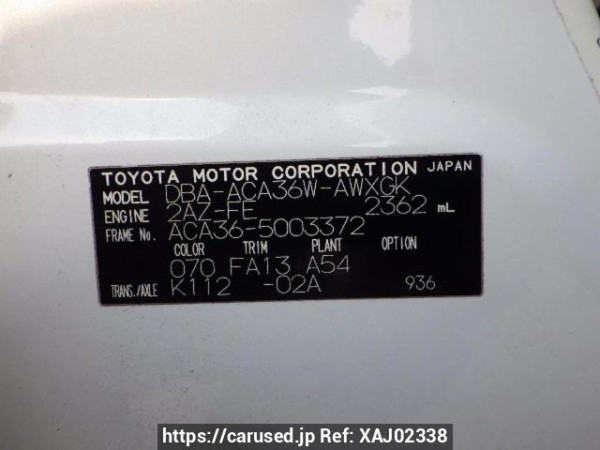 Used 2006 AT toyota rav4 ACA36W Image[10]