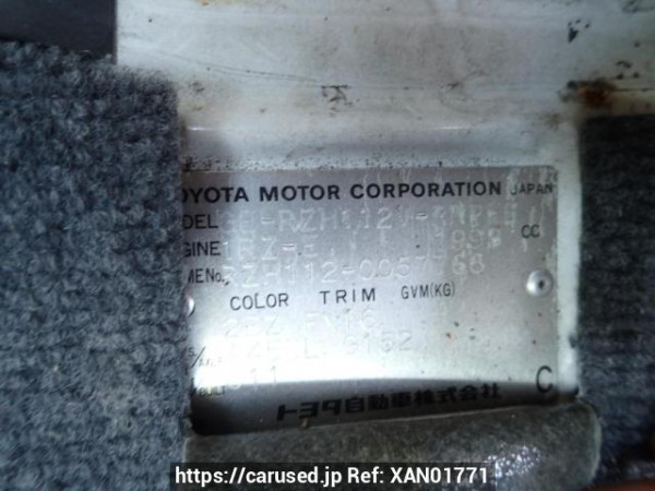 Used 2000 AT toyota hiace-van RZH112V Image[8]