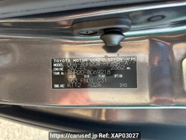Used 2009 AT toyota alphard ANH20W Image[10]