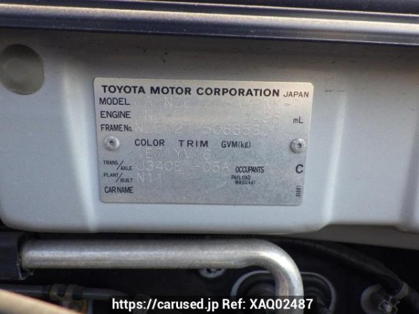 Used 2003 AT toyota corolla-runx NZE121 Image[17]
