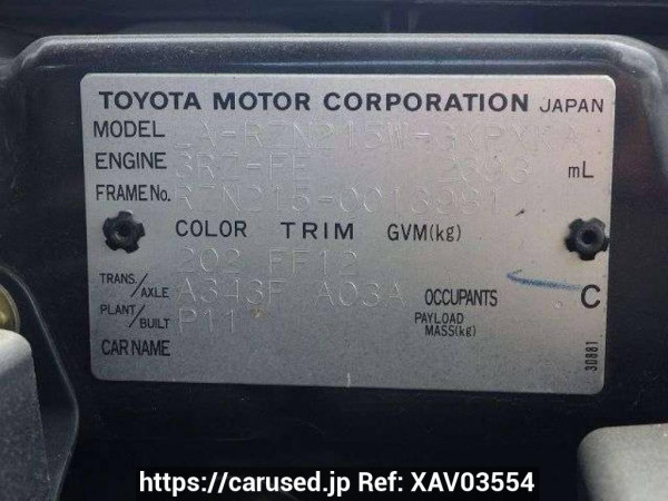 Used 2004 AT toyota hilux-surf RZN215W Image[10]