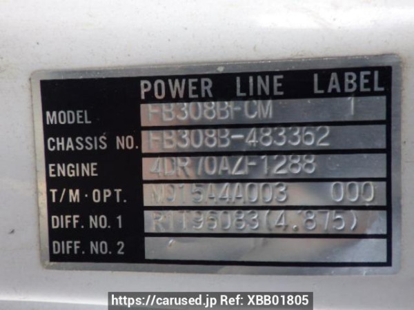 Used 1993 AT mitsubishi canter-guts FB308B Image[13]