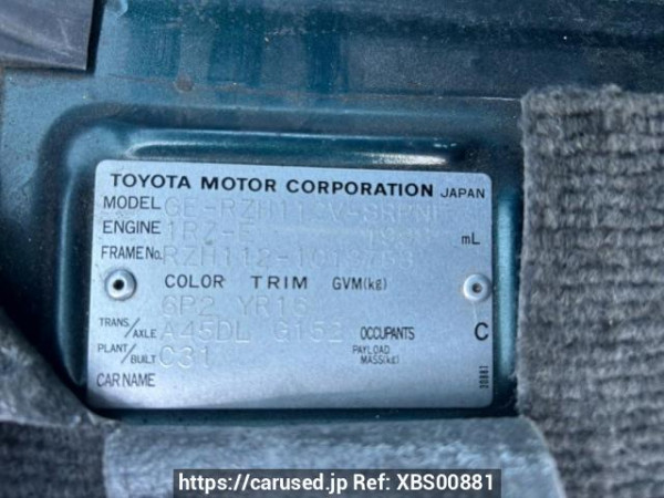 Used 2003 AT toyota regiusace-van RZH112V Image[10]