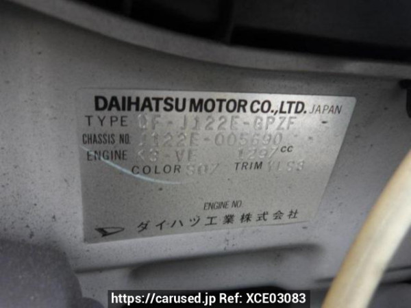 Used 2001 AT toyota cami J122E Image[10]
