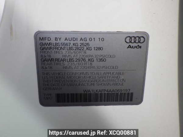 Used 2010 AT audi q5 8RCALF Image[12]