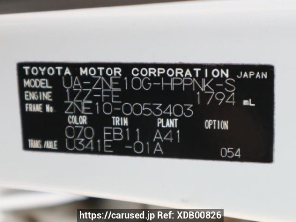 Used 2003 AT toyota wish ZNE10G Image[10]