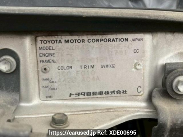 Used 2002 AT toyota townace-van KR42V Image[10]