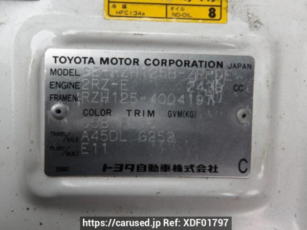 Used 2000 AT toyota hiace-commuter RZH125B Image[8]