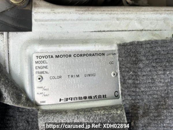 Used 2002 AT toyota hiace-van RZH112V Image[10]