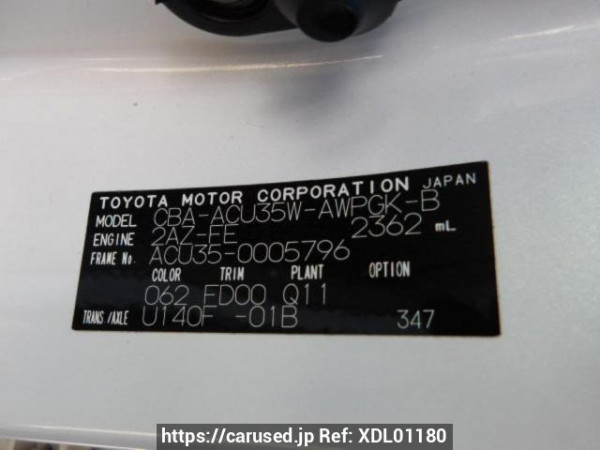 Used 2004 AT toyota harrier ACU35W Image[8]