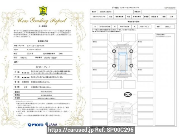 Used 2024 AT suzuki spacia MK94S Image[1]