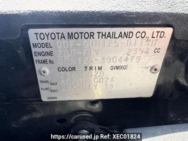 Used 2018 AT toyota hilux GUN125 Image[11]