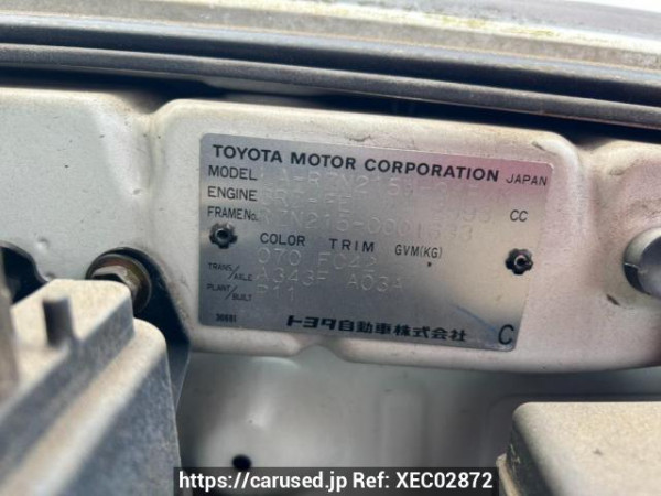 Used 2002 AT toyota hilux-surf RZN215W Image[10]