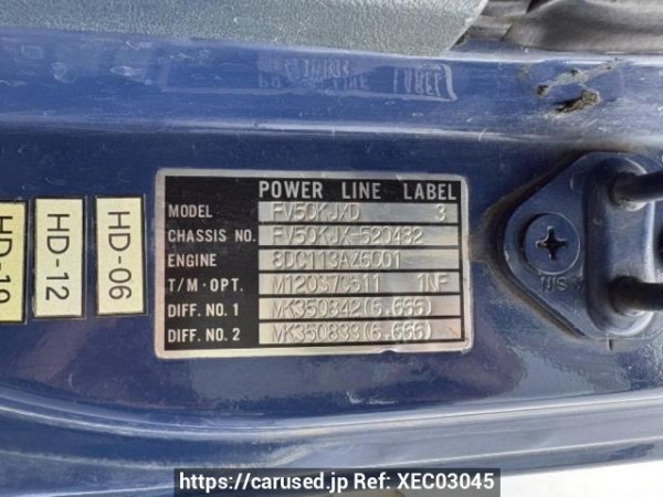 Used 2001 MT mitsubishi-fuso super-great FV50KJXD Image[20]