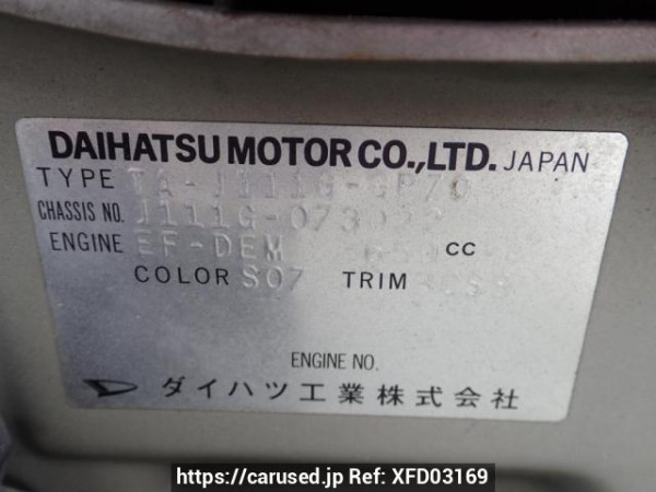 Used 2004 AT daihatsu terios-kid J111G Image[6]