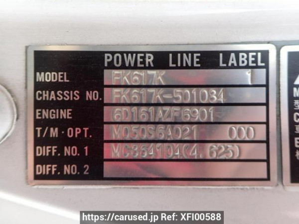 Used 1993 MT mitsubishi-fuso fighter FK617K Image[9]