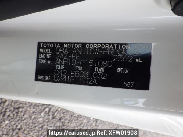 Used 2006 AT toyota alphard ANH10W Image[14]