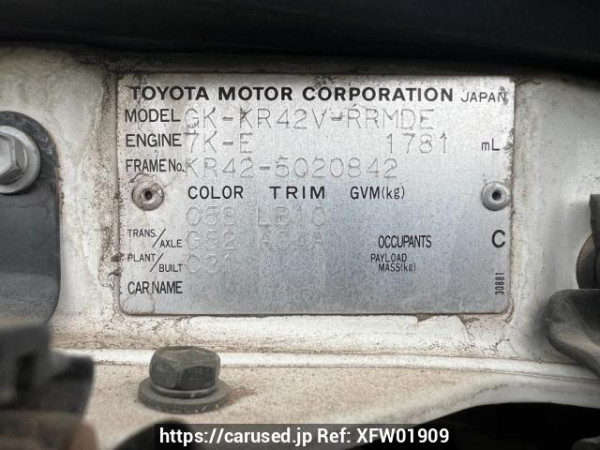 Used 2003 MT toyota liteace-van KR42V Image[10]