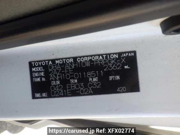 Used 2005 AT toyota alphard ANH10W Image[11]