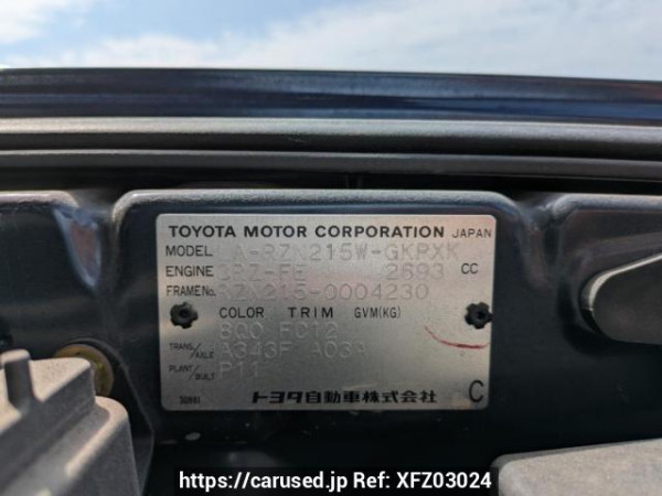 Used 2003 AT toyota hilux-surf RZN215W Image[10]