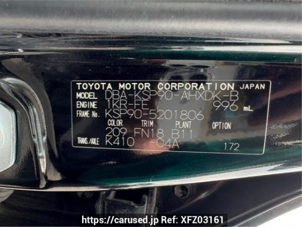 Used 2010 AT toyota vitz KSP90 Image[10]