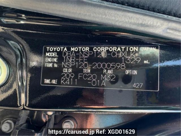 Used 2010 AT toyota ractis NSP120 Image[10]