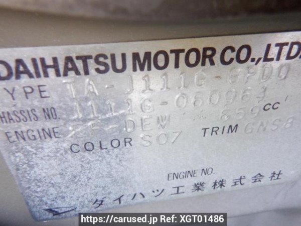 Used 2003 AT daihatsu terios-lucia J111G Image[9]