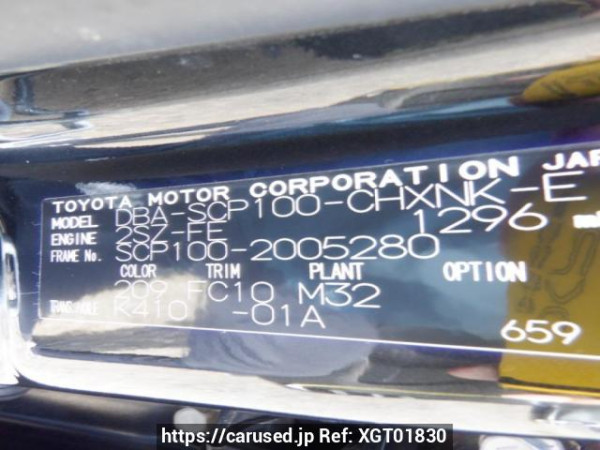 Used 2010 AT toyota ractis SCP100 Image[10]