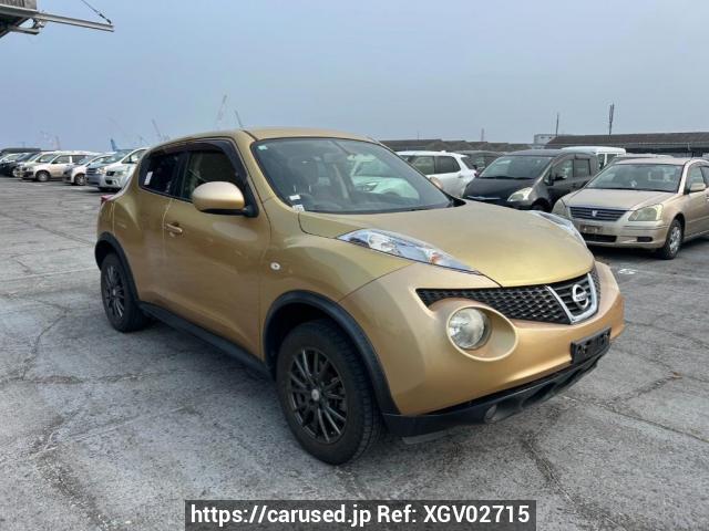 Buy Used 2012 Nissan JUKE YF15 (XGV02715) | Japanese Used