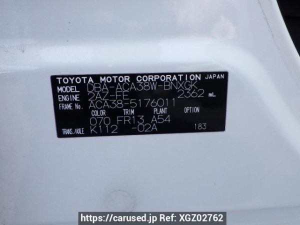 Used 2010 AT toyota vanguard ACA38W Image[14]