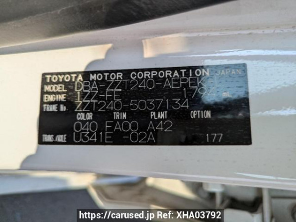 Used 2005 AT toyota premio ZZT240 Image[10]
