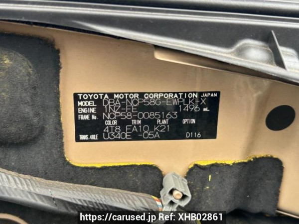 Used 2012 AT toyota probox-wagon NCP58G Image[10]