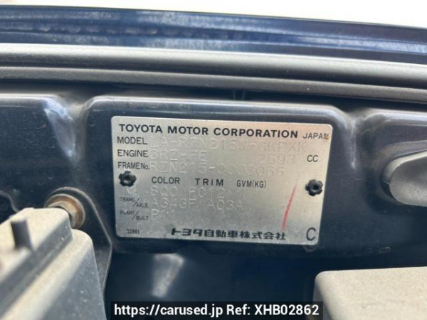 Used 2002 AT toyota hilux-surf RZN215W Image[10]