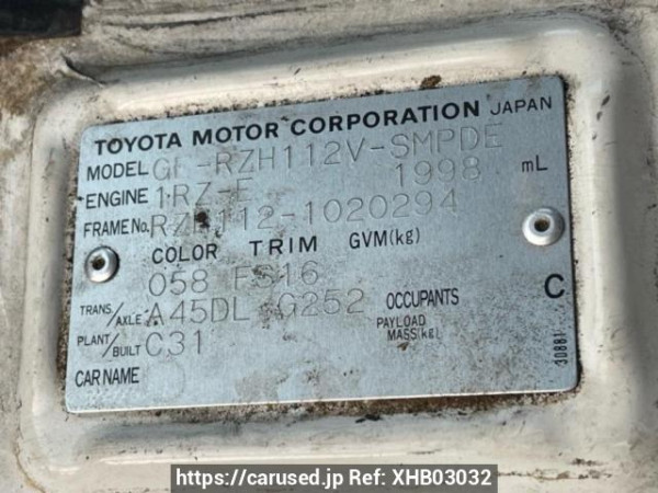 Used 2003 AT toyota regiusace-van RZH112V Image[10]