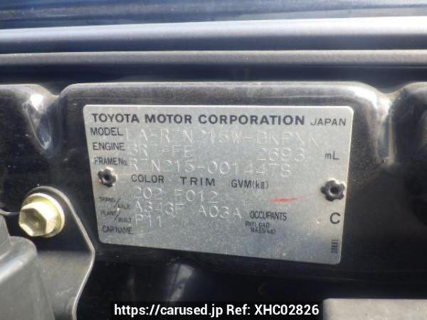 Used 2004 AT toyota hilux-surf RZN215W Image[11]