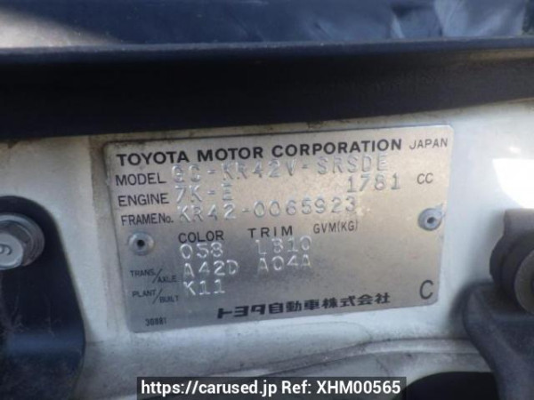 Used 2001 AT toyota liteace-van KR42V Image[10]