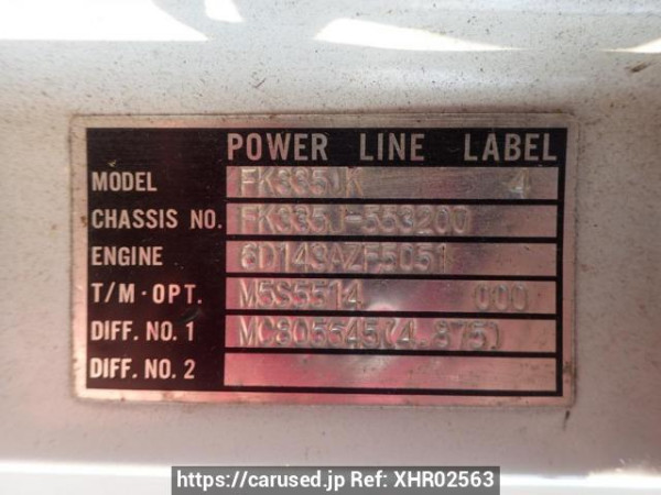 Used 1995 MT mitsubishi-fuso fighter FK335JK Image[8]