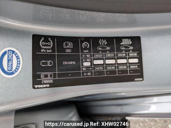 Used 2012 AT volvo s60 FB4164T Image[9]