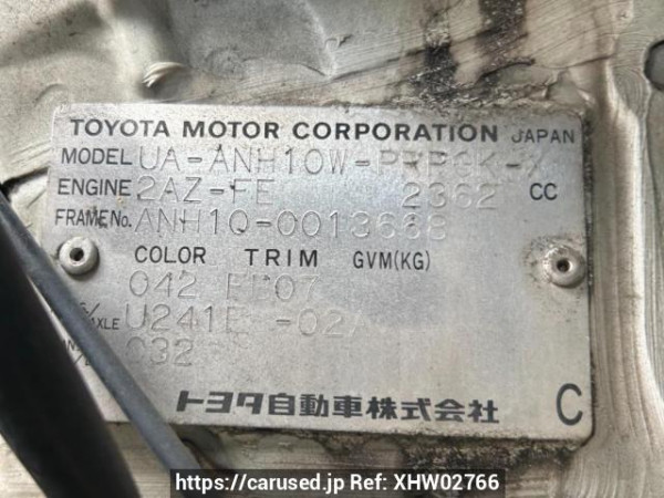 Used 2002 AT toyota alphard ANH10W Image[10]