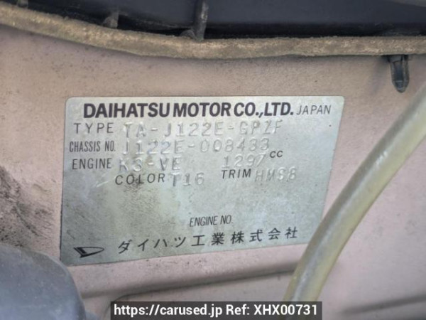 Used 2002 AT toyota cami J122E Image[10]
