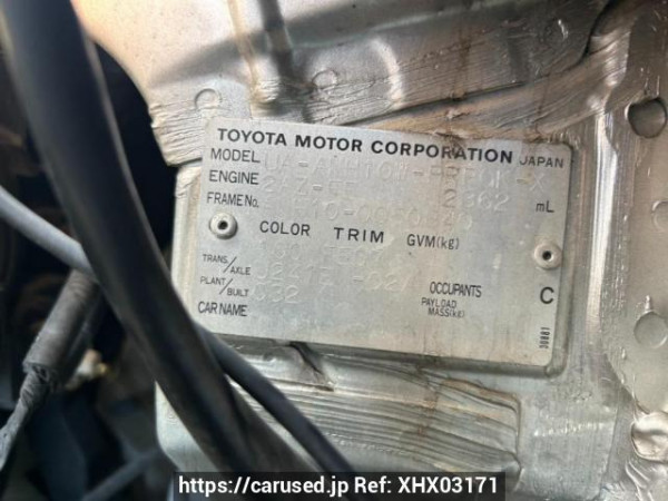 Used 2003 AT toyota alphard ANH10W Image[10]