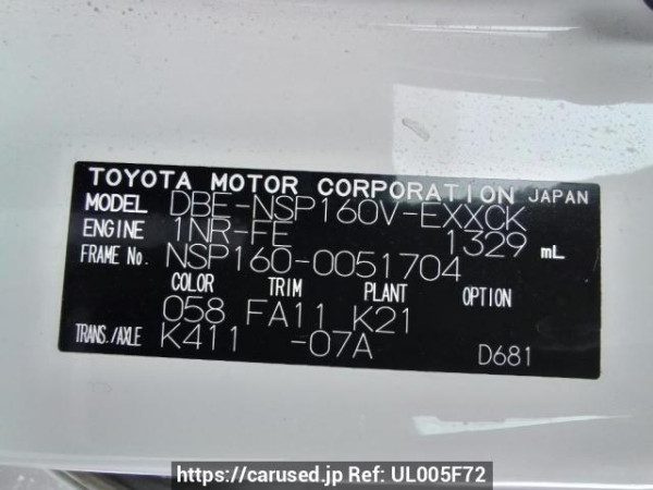 Used 2020 AT toyota probox-van NSP160V Image[11]