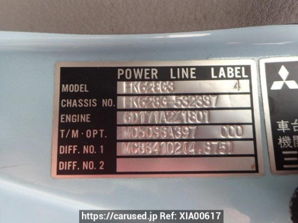 Used 1999 MT mitsubishi-fuso fighter FK628G Image[8]